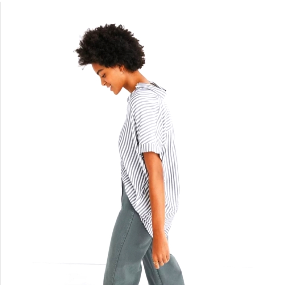 Madewell Button Down Striped Central Shirt